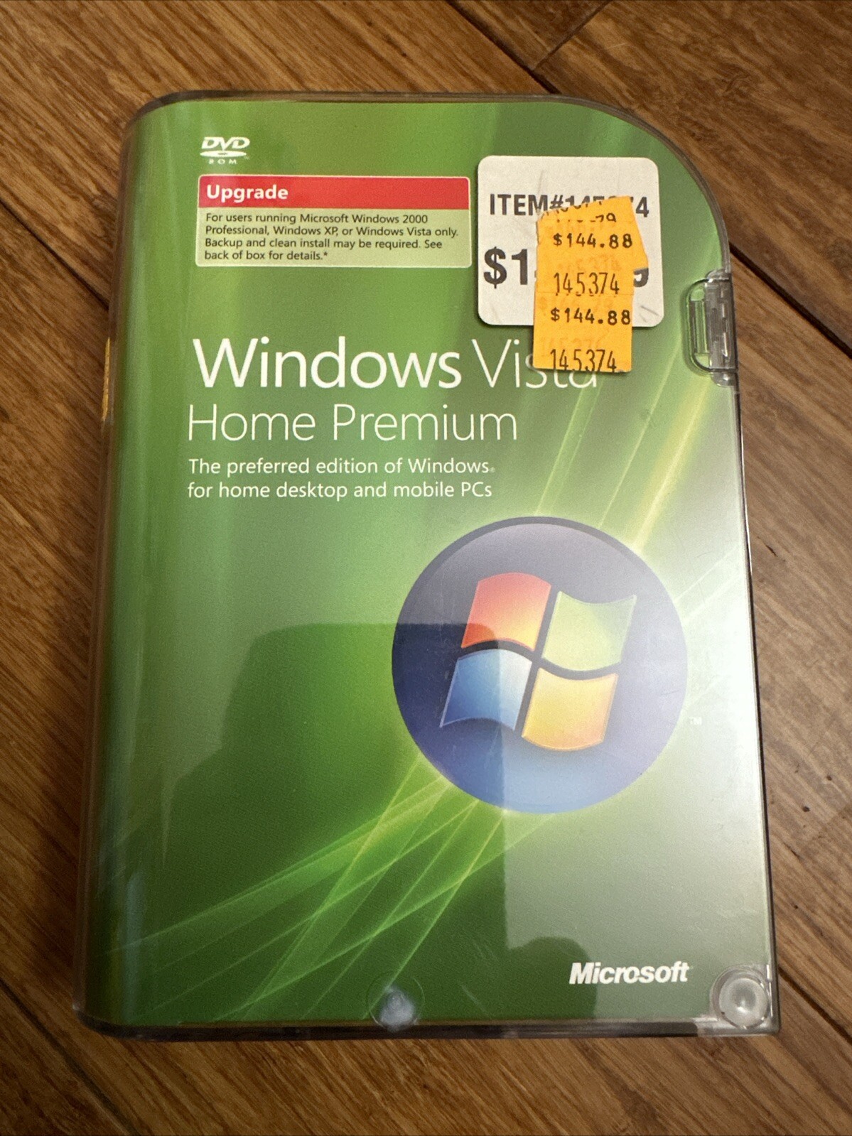 MICROSOFT Windows VISTA 32 bit Home Premium UPGRADE 2007 w/ Product Key .