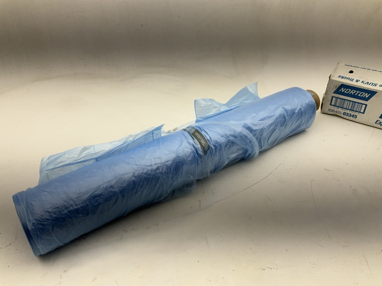 Norton 03345 16" X 350 Feet Paintable Sheeting Blue, Blue Plastic Sheeting