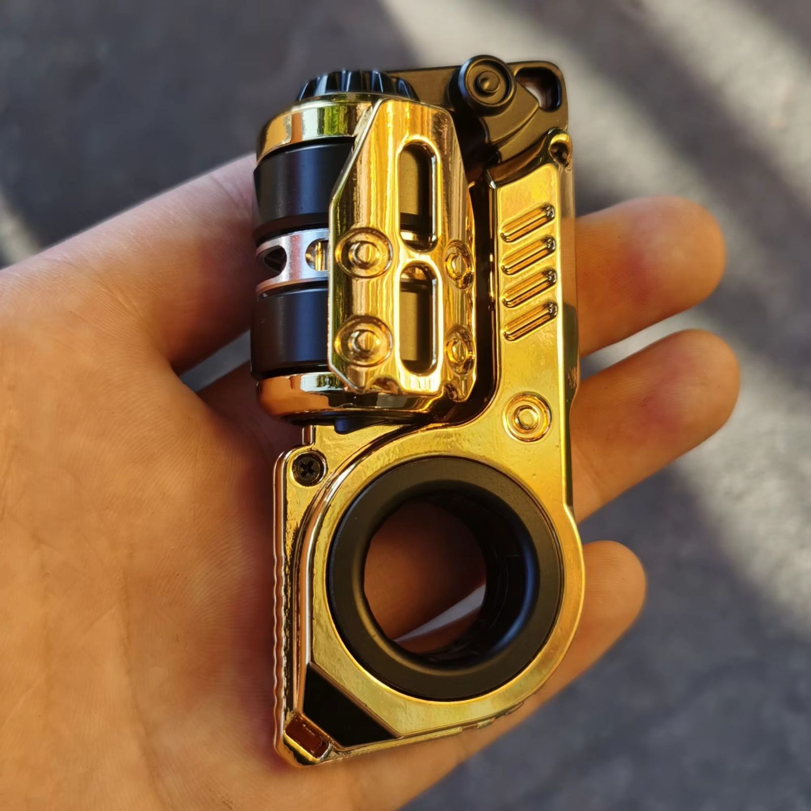 Metal Magnetic Fidget Slider EDC Toy Ratchet Clicker Stress Relief Adult