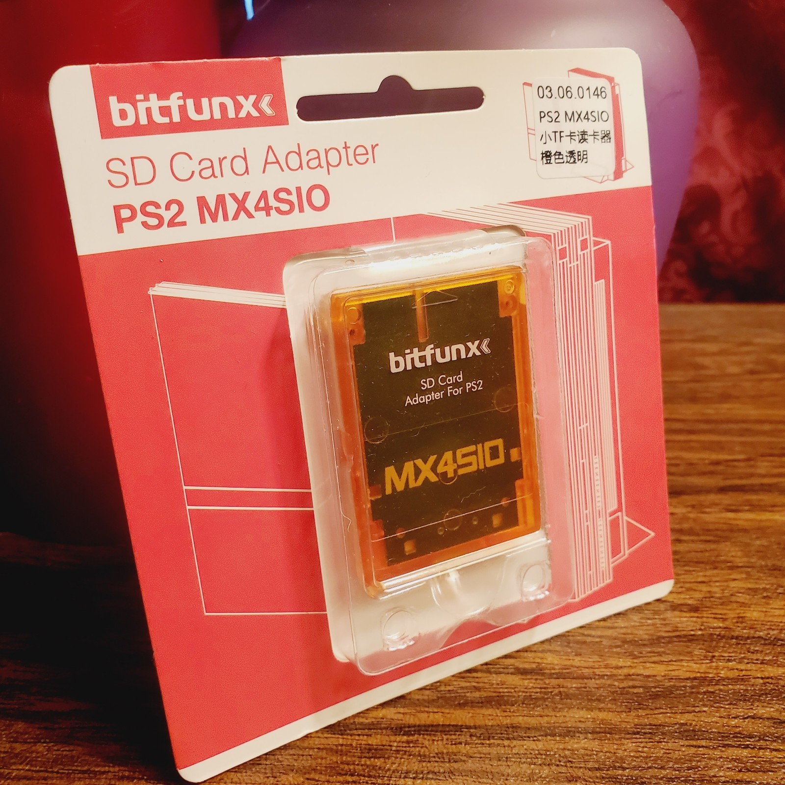 Bitfunx PS2 MX4SIO SD MicroSD Memory Card Adapter