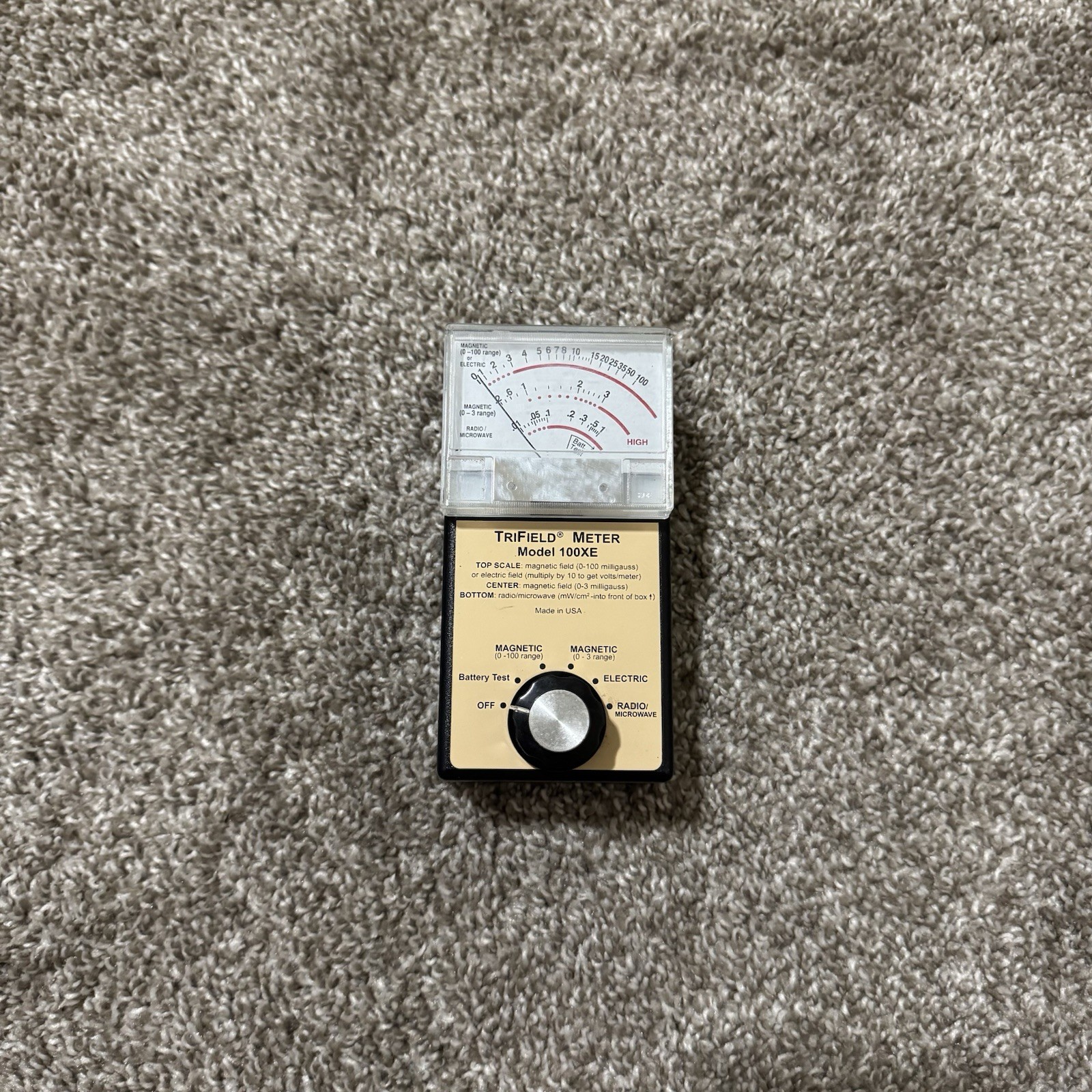 Trifield EMF Meter 100XE Magnetic Electric Radio RF Paranormal Hunting EMF