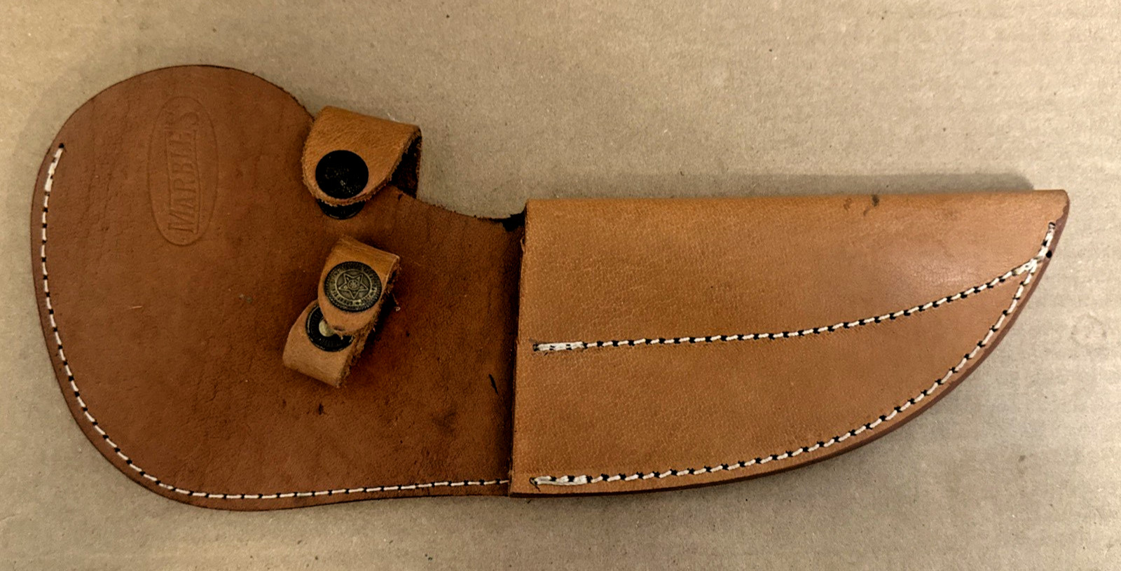 Marbles Cutlery Camp Set Knife (2) /Axe Combo With Leather Sheath MA516