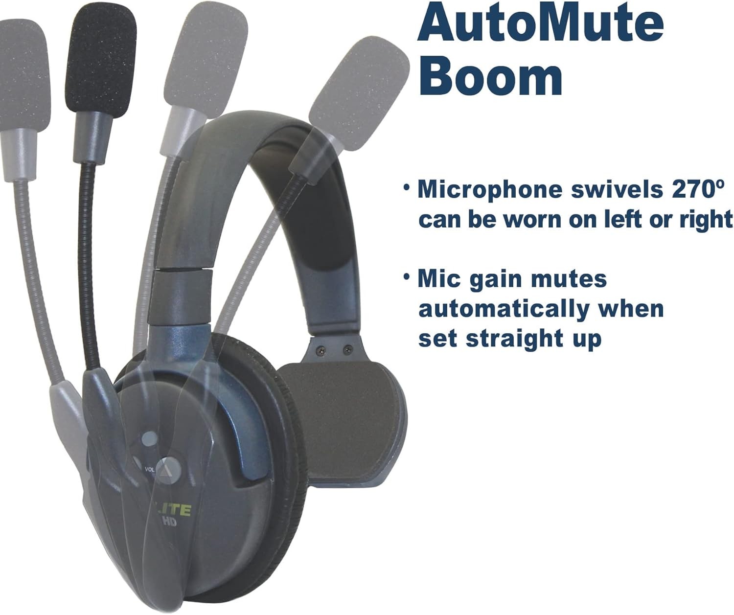 Eartec Full Duplex Wireless Intercom 2 Way Communication System - 2 Doubles