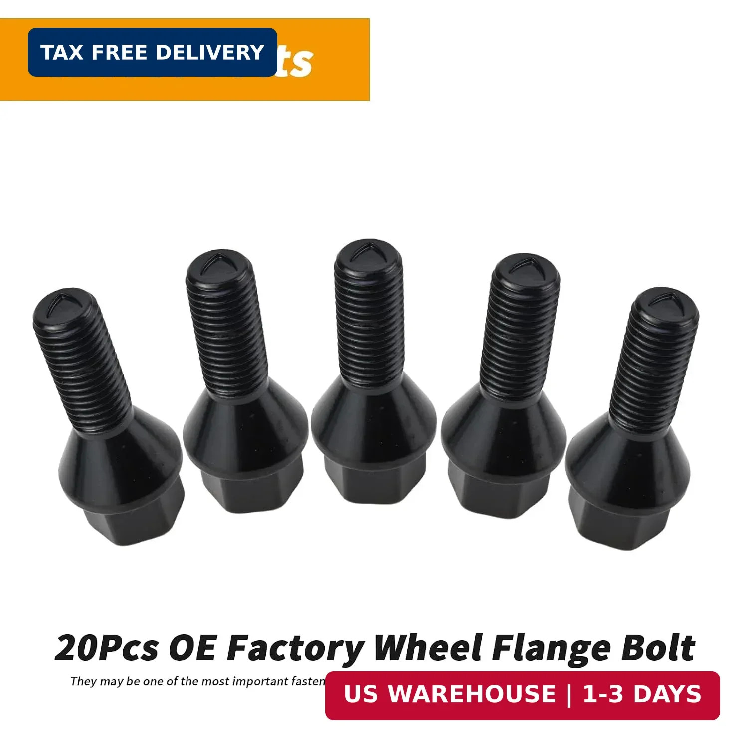 20 PCS 36136781150 M12 x 1,5 for BMW E39 E46 E90 E39 E60 E53 325i Wheel Lug Bolt