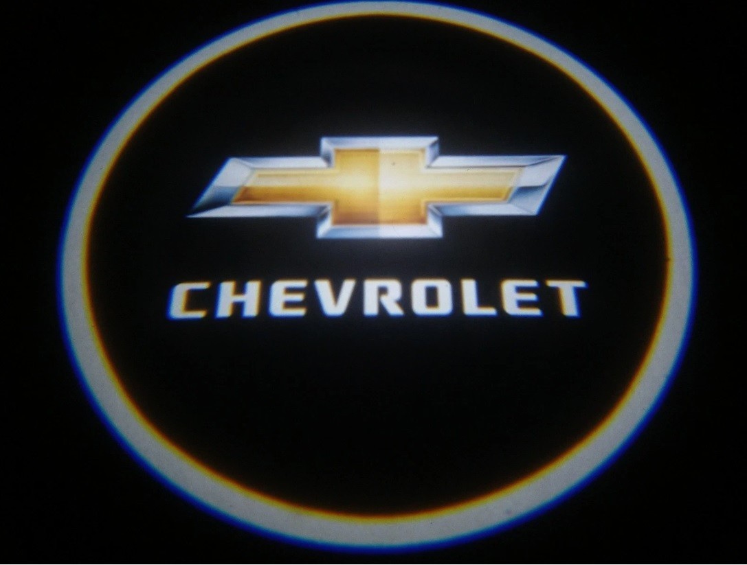 2 Bulbs Chevrolet Ghost Shadow Light Courtesy Door Step Wireless Lights Chevy