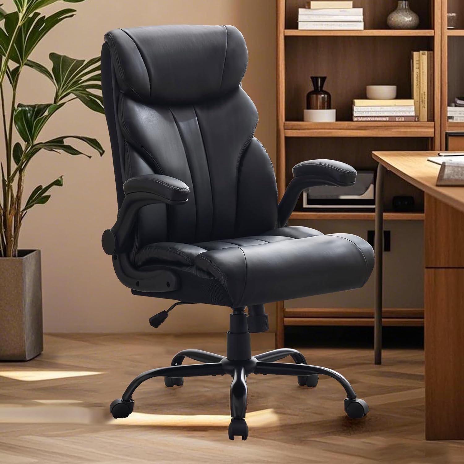 500lbs Big and Tall Office Chair Wide Ergonomic Computer Desk Chair Adjustable