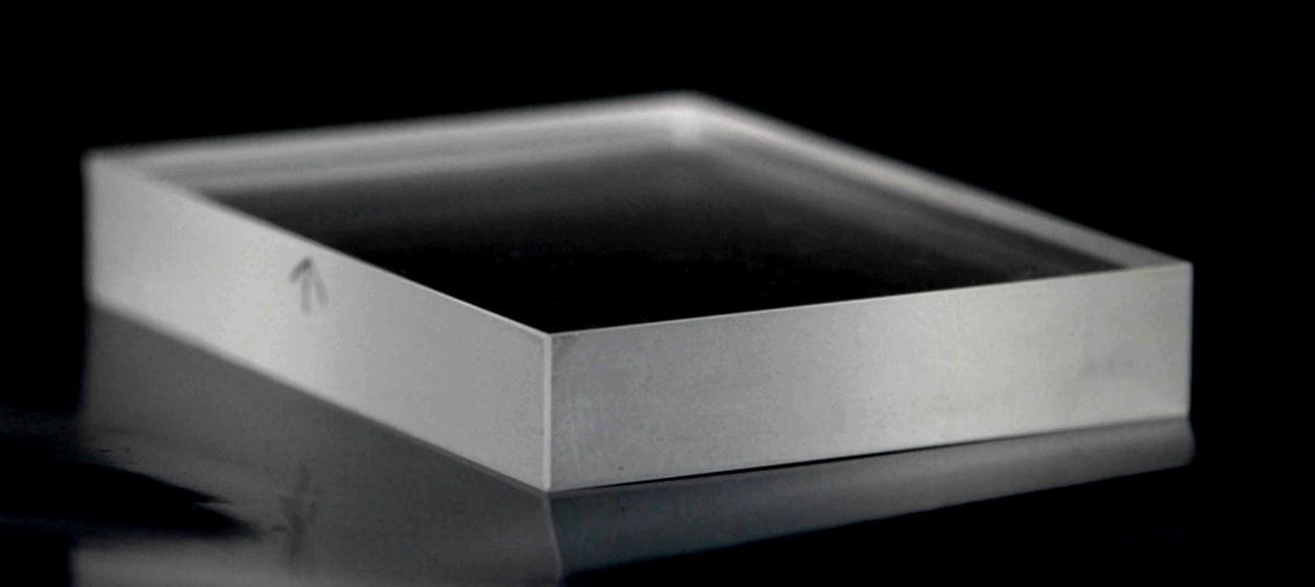 Flat Window or Plate,  30.4 mm x 40 mm x 6.7 mm, NOS, MFG: OCI