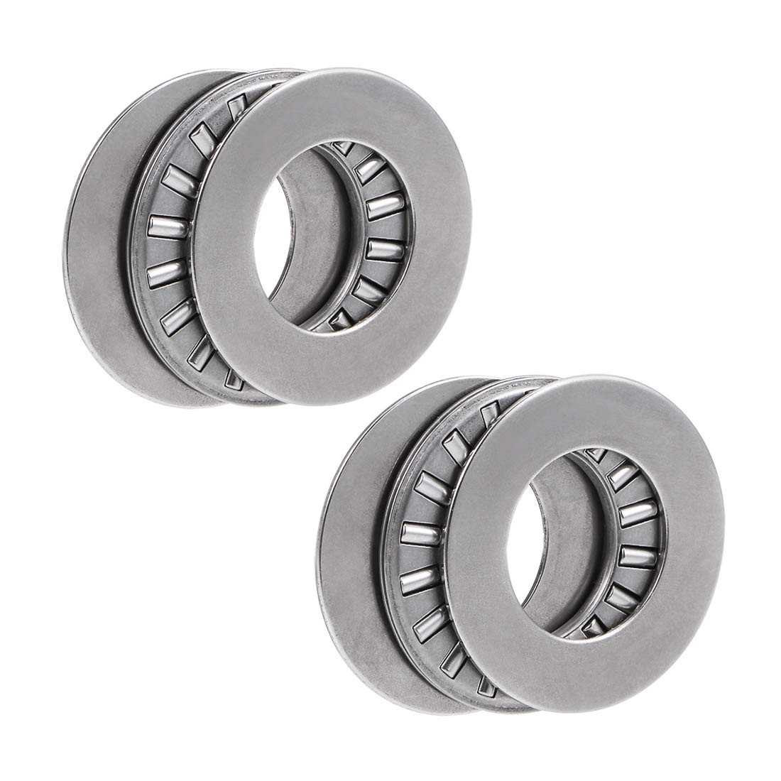 2pcs NTA1625 Thrust Needle Roller Bearings with Washers 1" Bore 1-9/16" OD 5/64"