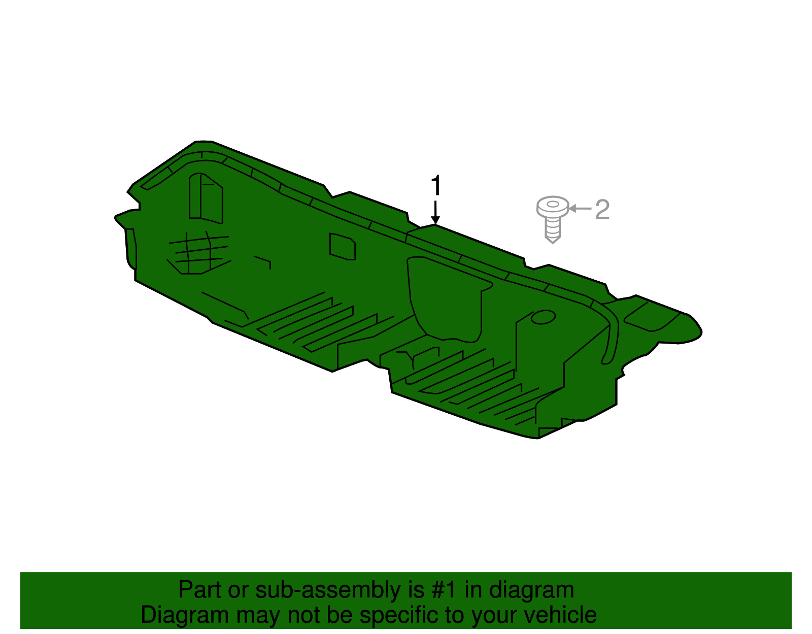 Genuine GM Intake Air Splash Shield 84218422