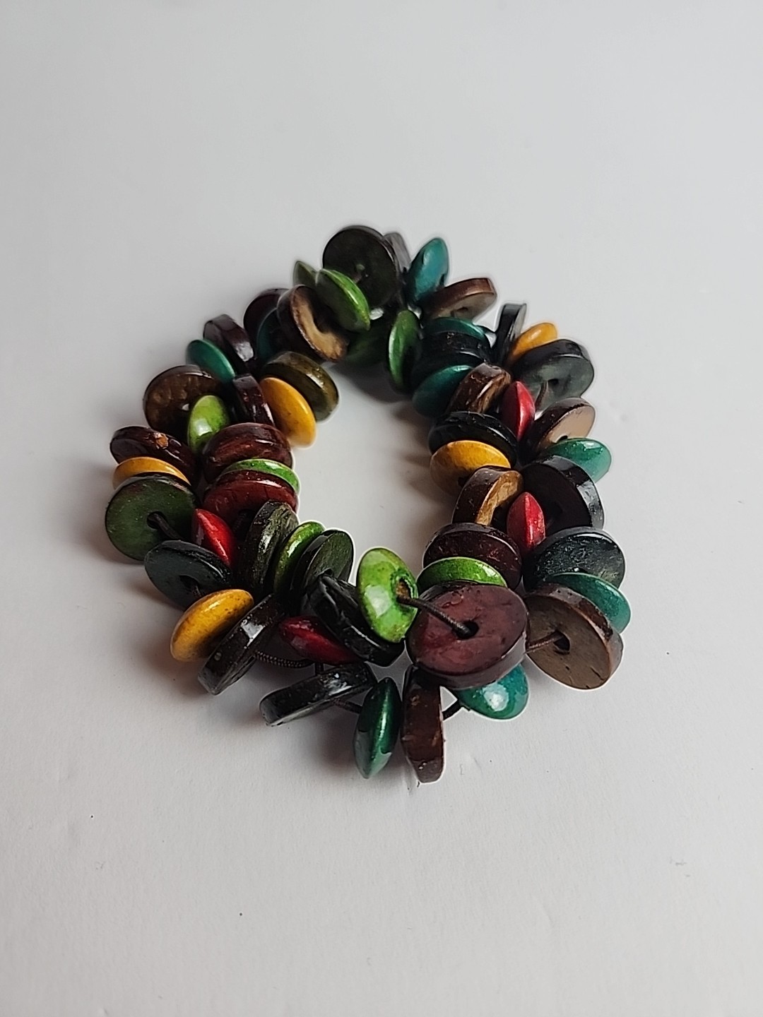 Jamaican Coconut Slices Bracelet Handmade Bracelet