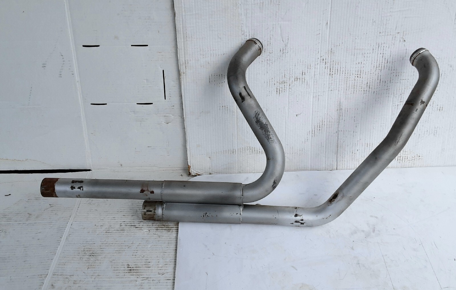 Harley Gray Header Exhaust Pipe