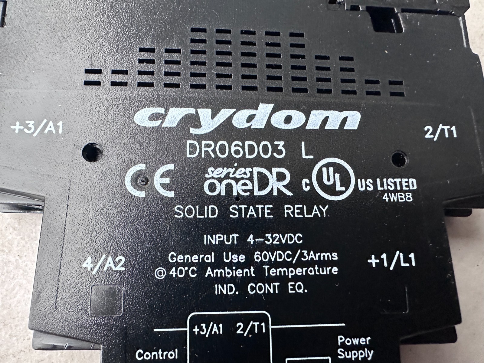 Crydom DR06D03 Solid State Relay (Lot of 2)