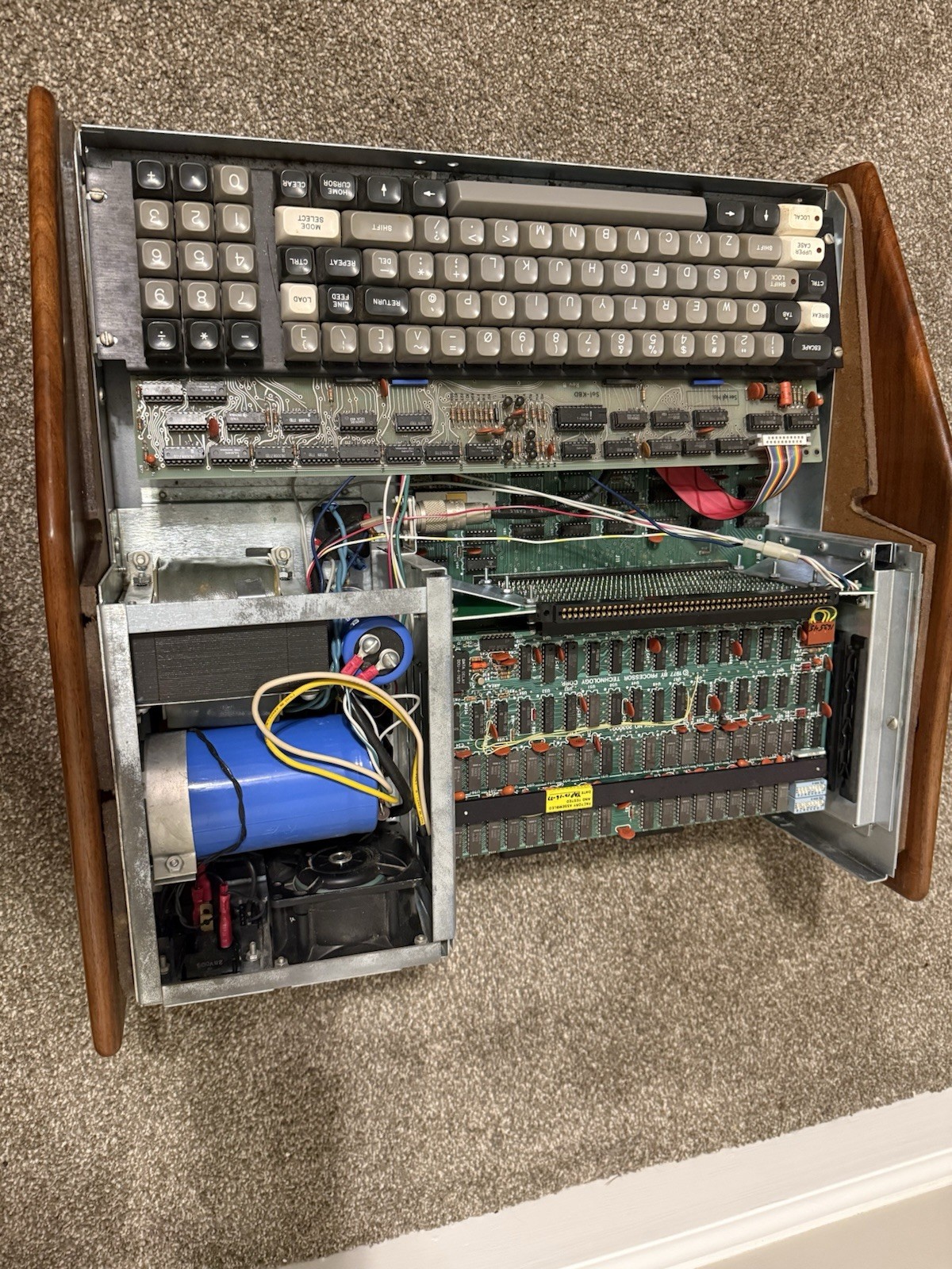 Processor Technology Sol-20 Terminal Computer Vintage Disk Storage Wires Covers