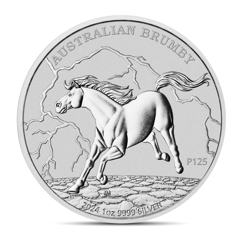 2024 1 oz Australia Brumby Silver Coin (BU)
