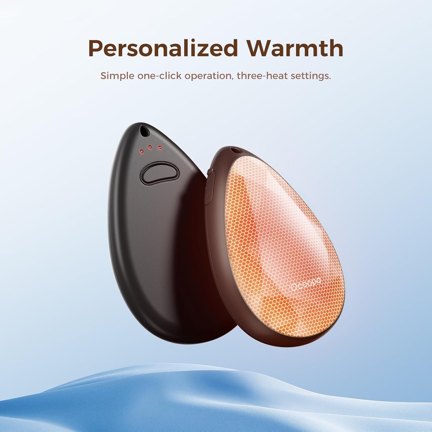 OCOOPA Diamond-Shape Magnetic 2in1 Rechargeable Hand Warmers Christmas Gift box