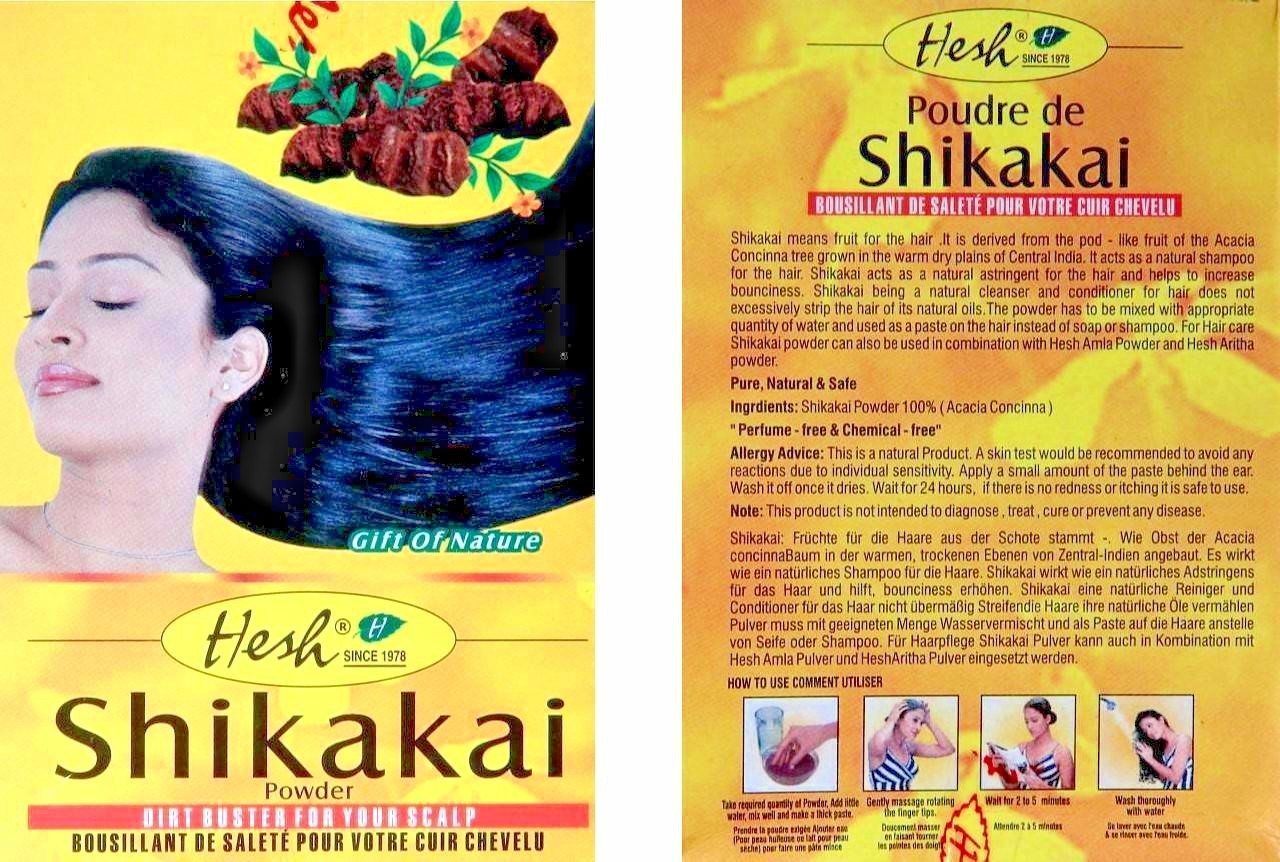 Hesh Shikakai (Acacia Concinna) Powder 100g X 2 For Scalp & Hair -US Seller