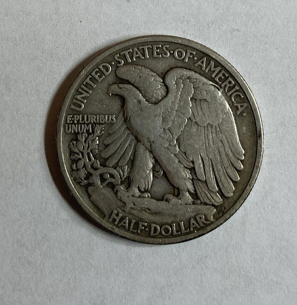 1920 Walking Liberty Half Dollar Nice Original Fine++