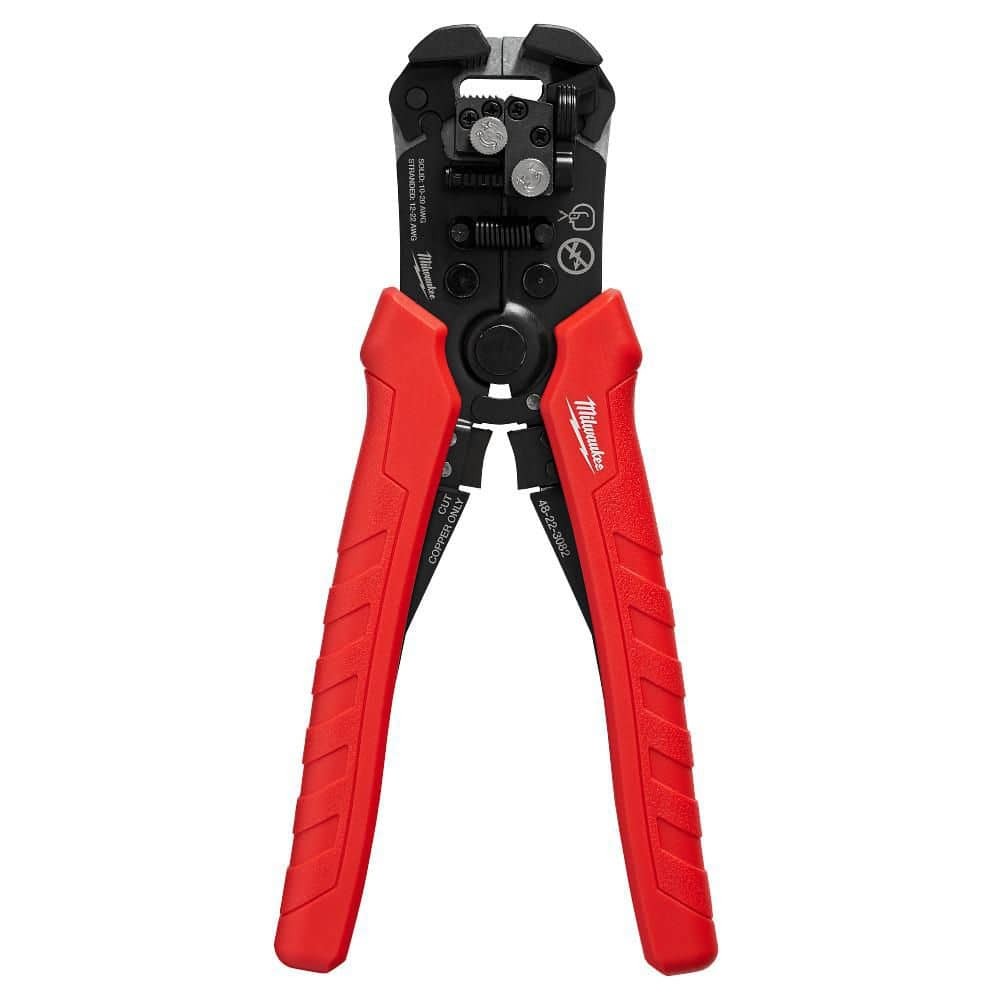 Milwaukee Self-Adjusting Wire Stripper/Cutter with Comfort Grip