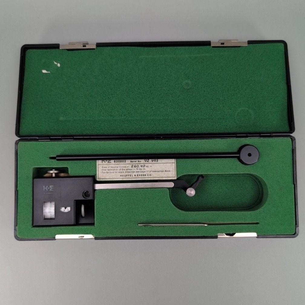 Vintage K&E 620002 Polar Planimeter Keuffel Esser Drafting Tool 260.4 sq in
