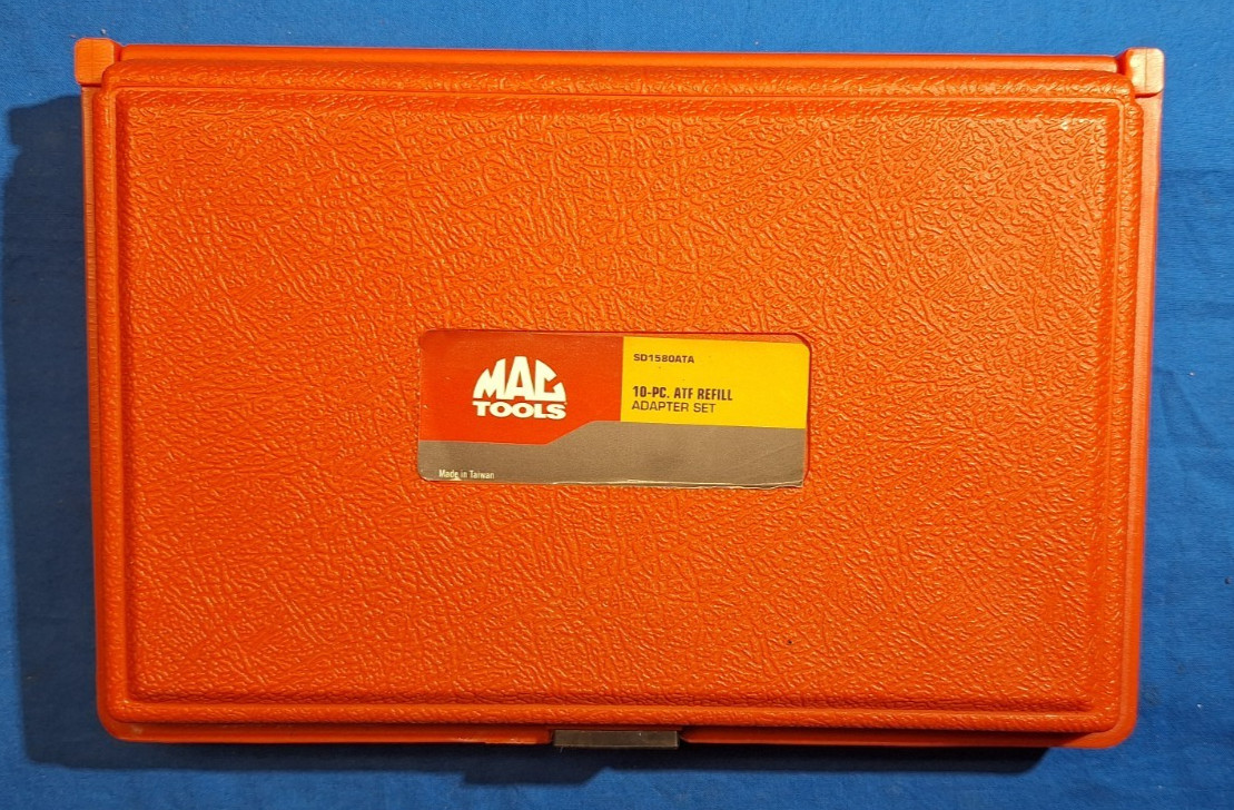 Mac Tools SD1580ATA 10 piece ATF refill adapter set UN-USED