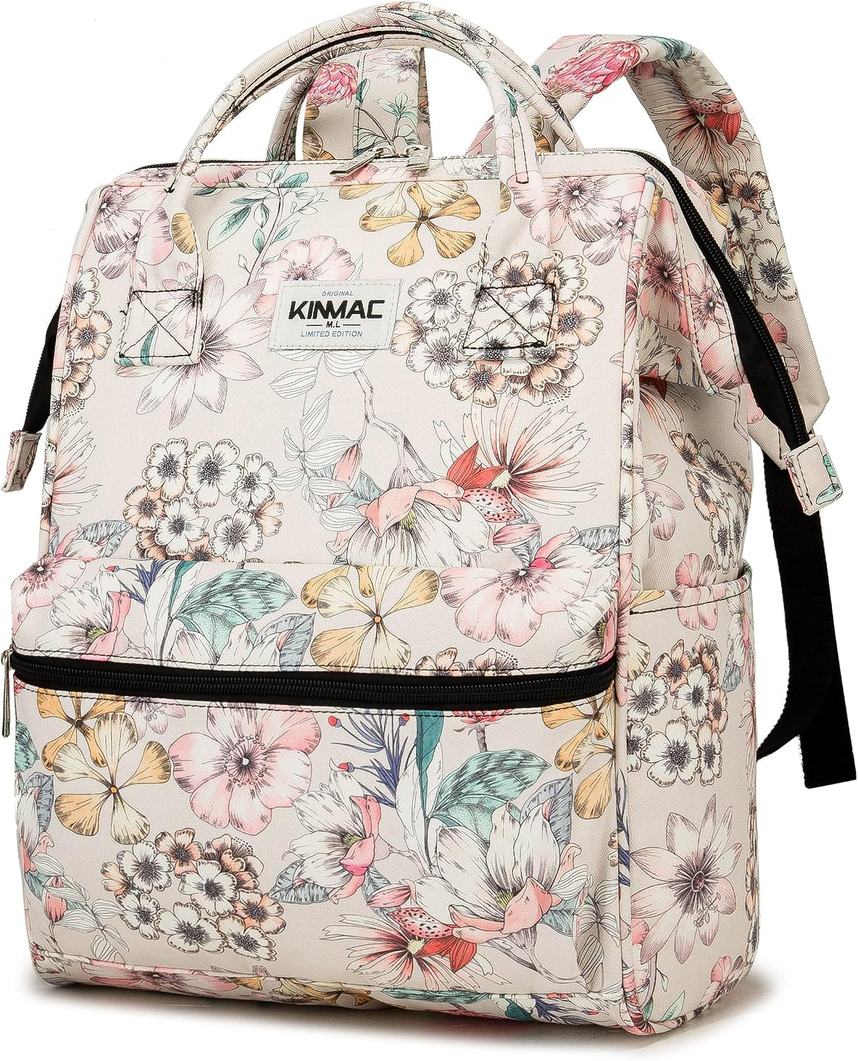 Wide Open Style Laptop Backpack for Laptop up to 15.6 Inch Men Women Travel Outd