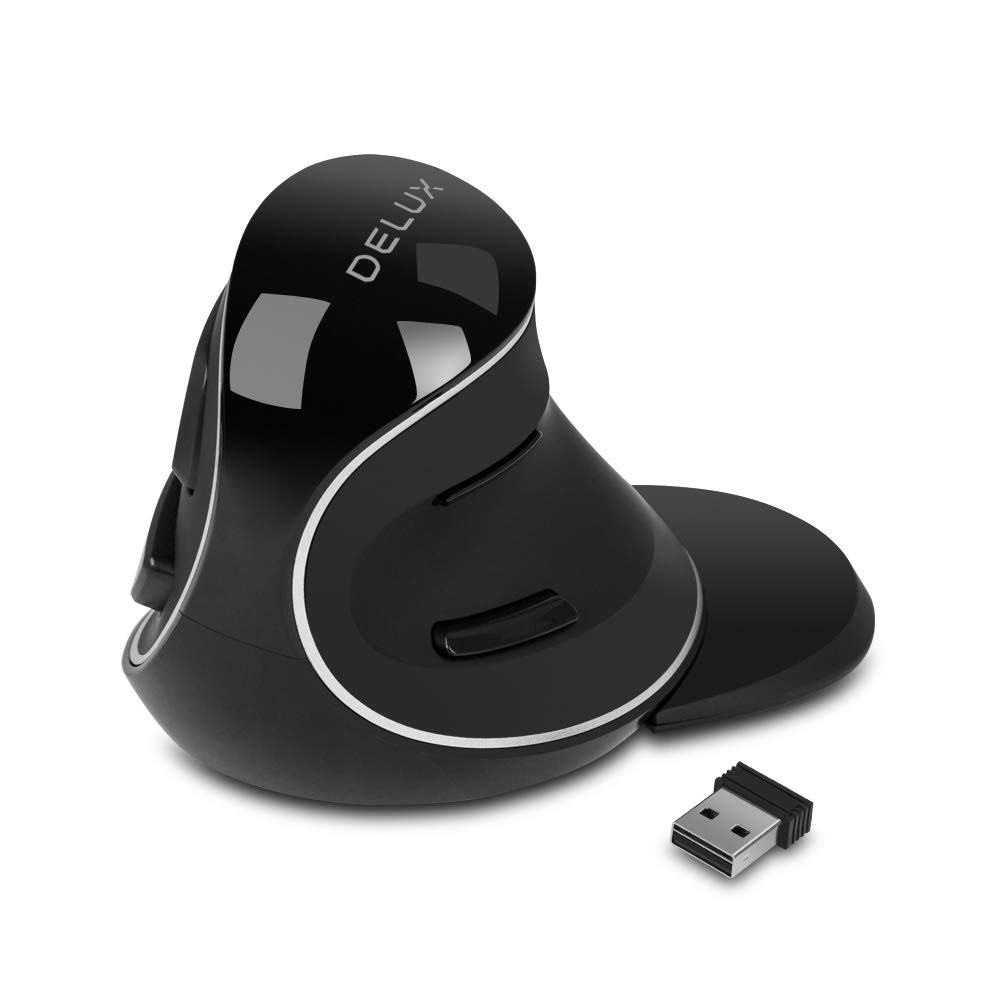 Wireless Ergonomic Vertical Mouse, for Large Hands (M618PLUS)