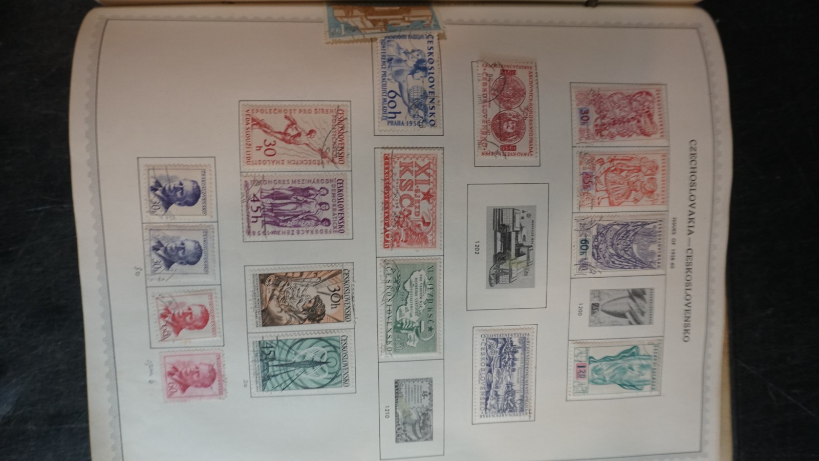 Czechoslovakia nice collection in album