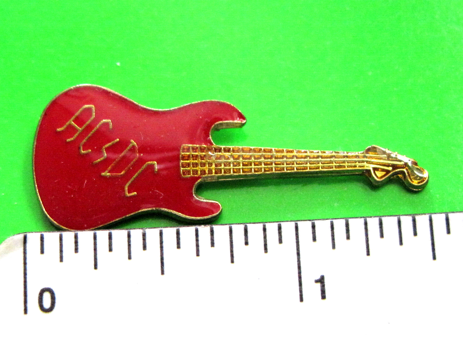 AC/DC  Guitar - hat pin , tie tac ,  lapel pin , hatpin GIFT BOXED