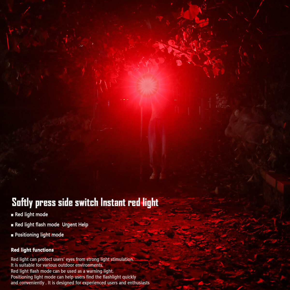 IMALENT BL70 EDC Flashlight 6000 Lumen CREE XHP70.2 LED Red Light Rechargeable