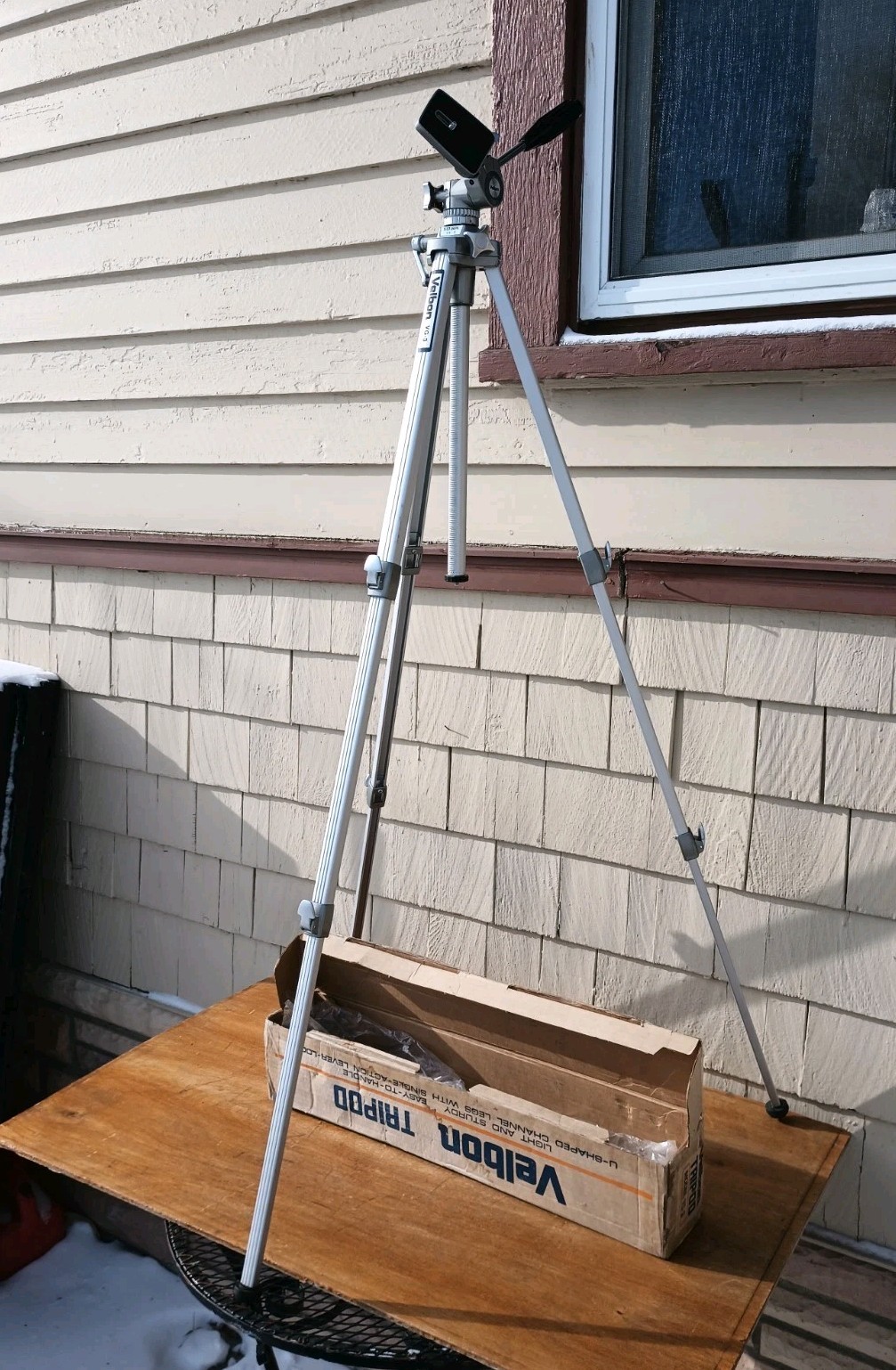 Vintage Velbon VG-3 Adjustable Tripod