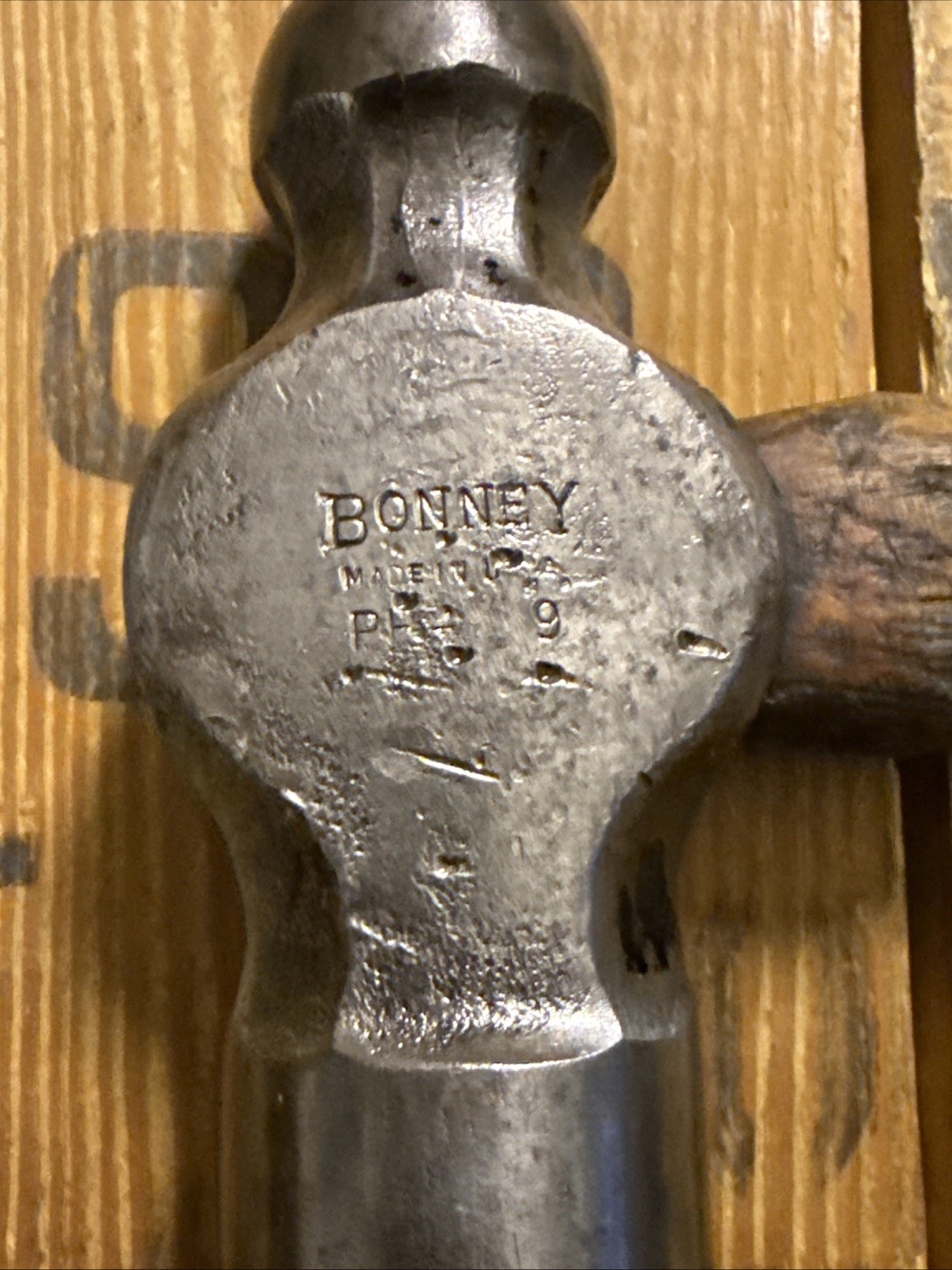 Vintage Bonney PH-9 24 Oz. Ball Peen Hammer With Original Handle Made in 🇺🇸