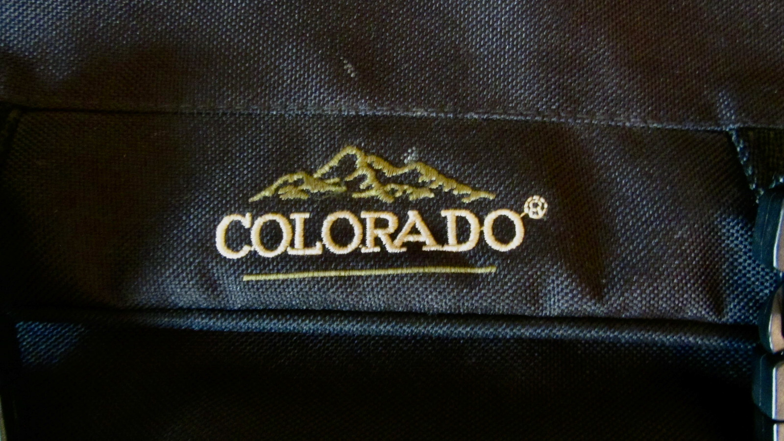 Colorado Black Canvas Laptop Computer BAG Pockets Shoulder Strap 16"
