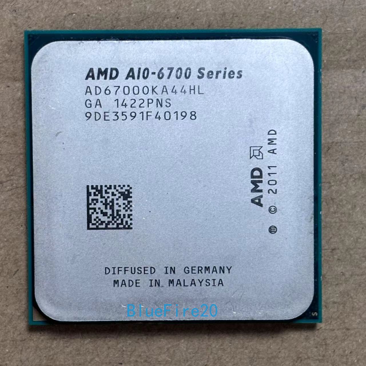 AMD A10-6700 CPU A10 Series Quad-Core 4MB 3.7Ghz interface FM2 65W Processor