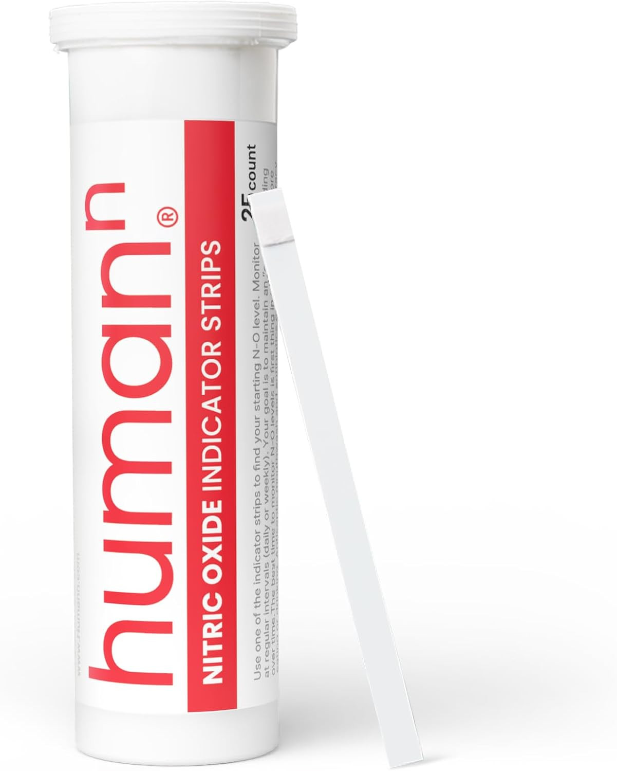 - Nitric Oxide I Indicator Strips - Test Salivary Nitrite Levels - 1 Tube of 25