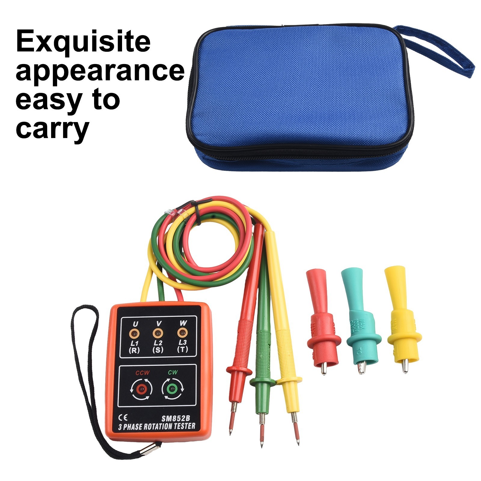 Efficient SM852B 3 Phase Sequ ence Tester for Phase Rotation Detection