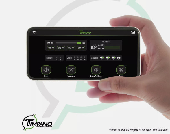 TIMPANO TPT-SP4BT Bluetooth Car Audio Signal Processor DSP 4-CHANNEL