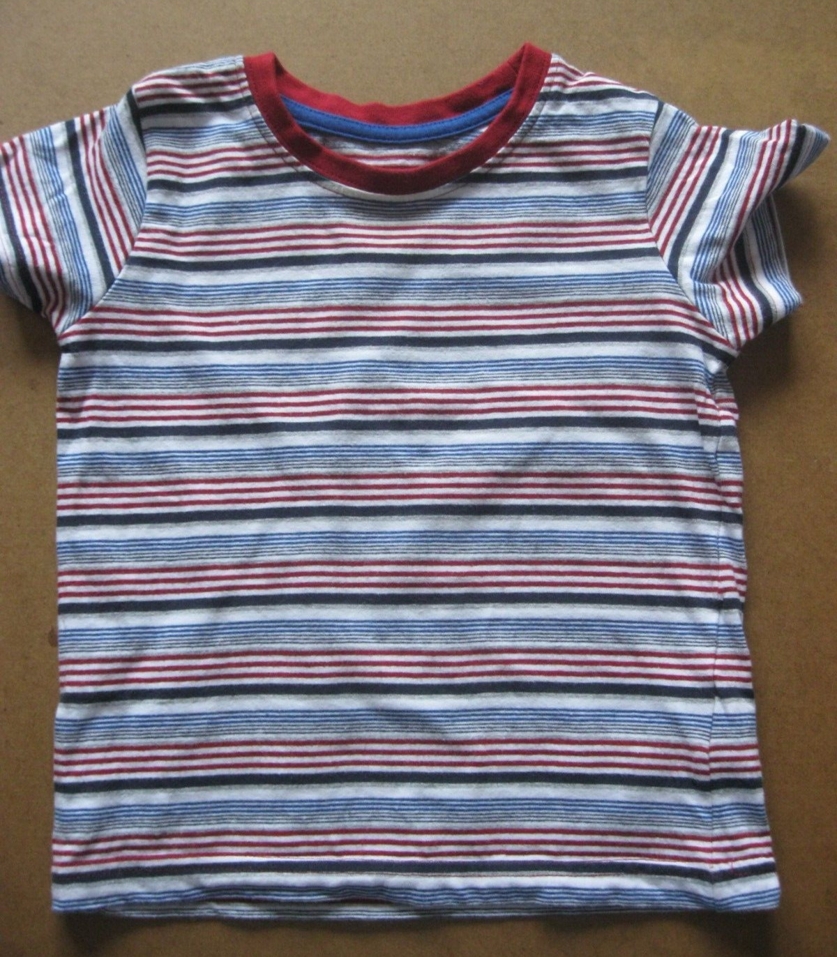 Matalan Multicoloured Striped T-Shirt. Age 18 - 24 months.