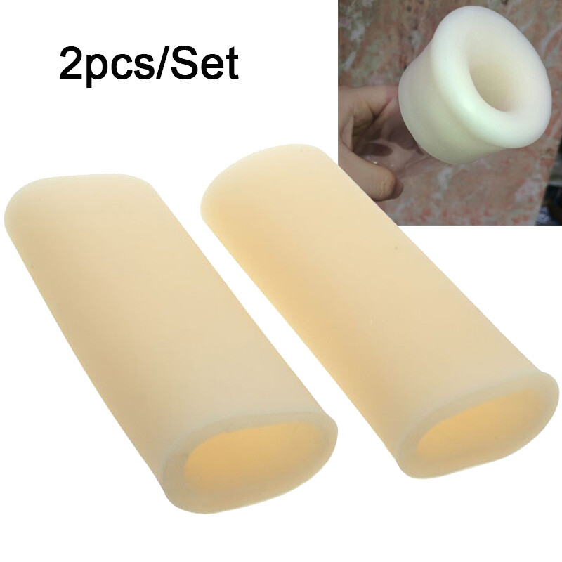2PCS STRETCHABLE REPLACEMENT SILICONE SLEEVE EXTENDER PENIS PUMP VACUUM-CYLINDER
