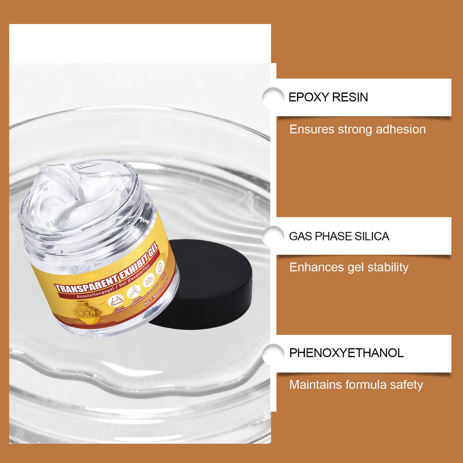 Museum Gel Removable Clear Portable Museum Putty Collection Artifacts