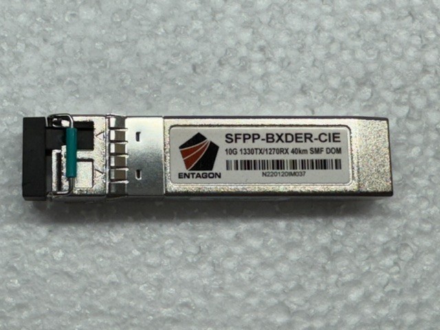 Entagon SFPP-BXDER-CIE 1330TX/1270RX  40km SMF DOM Transceiver