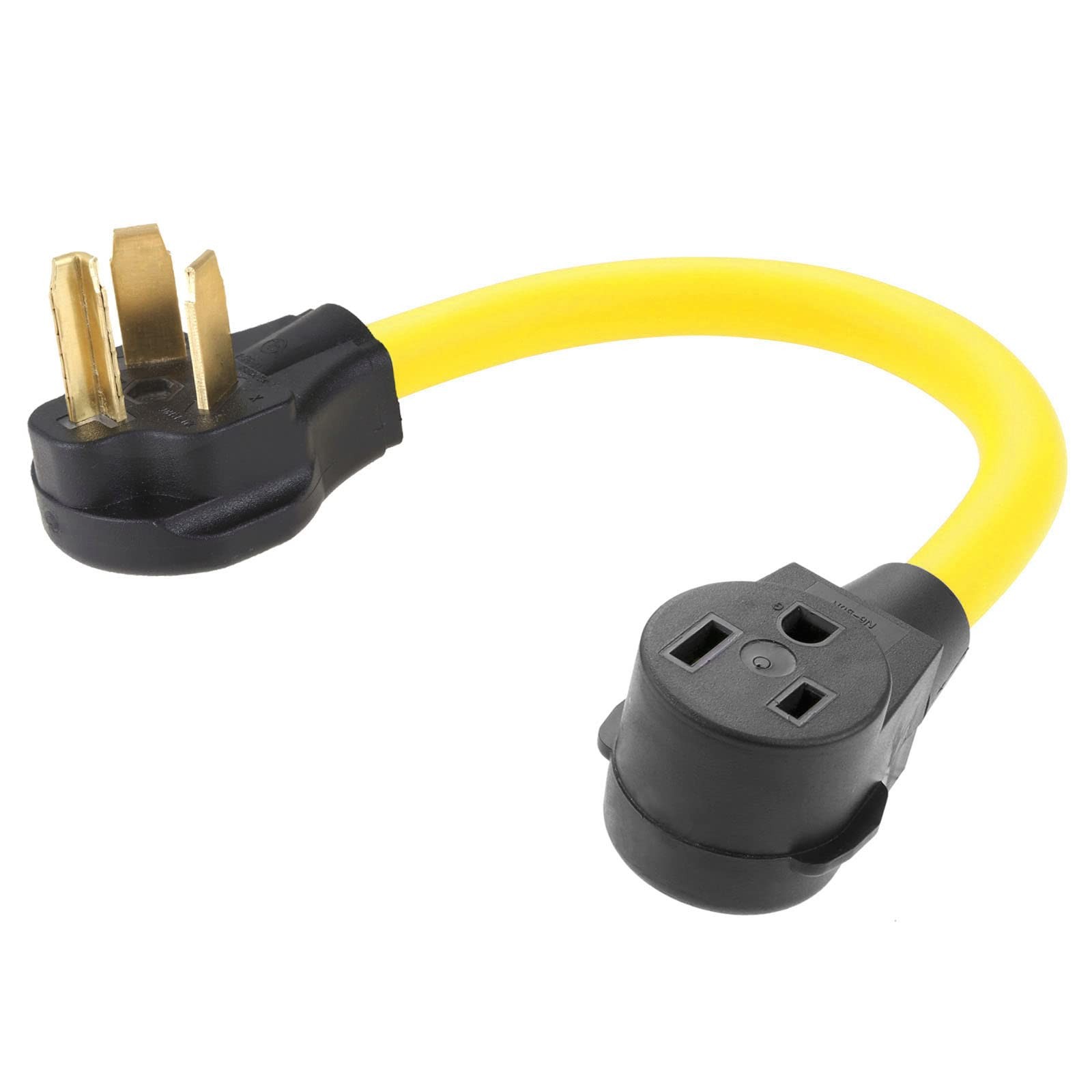 SURIEEN NEMA 10-30P to 6-50R Welder Adapter Cord, 6-50R, Yellow