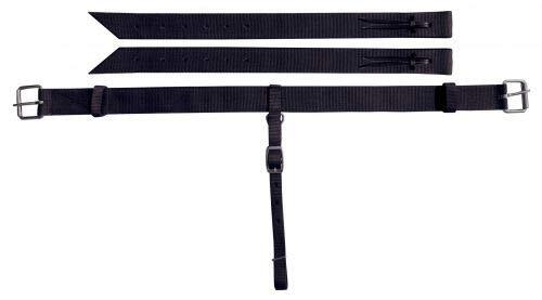 Showman Nylon Back Cinch w/ Roller Buckles