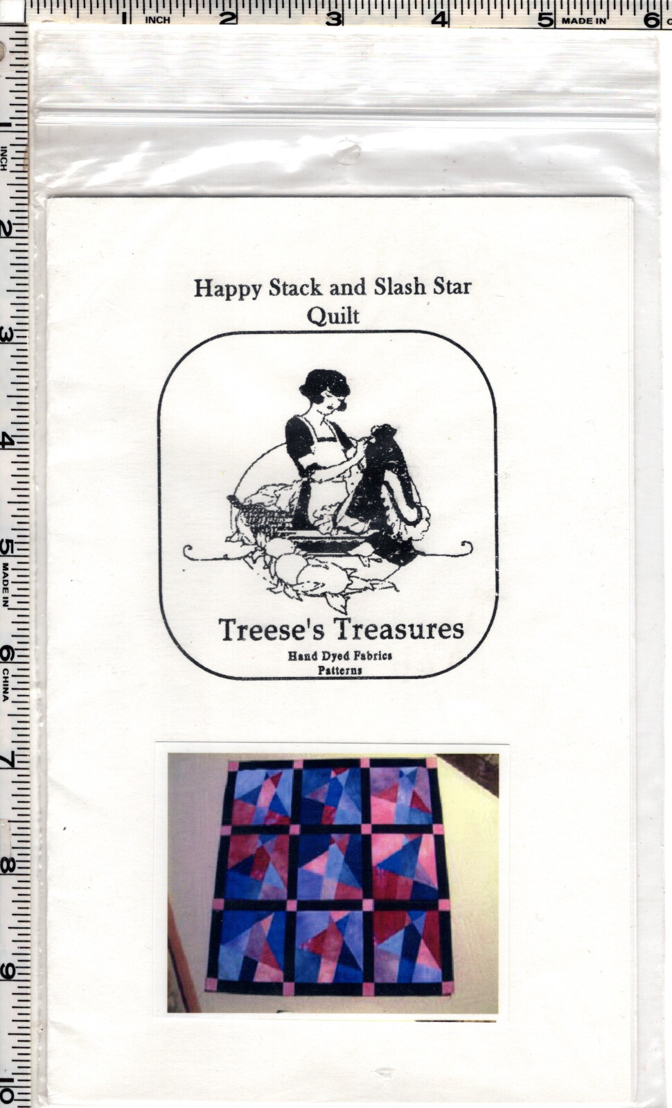"Happy Stack & Slash Star Quilt" Sprague's Country Creations Treese's Treasures
