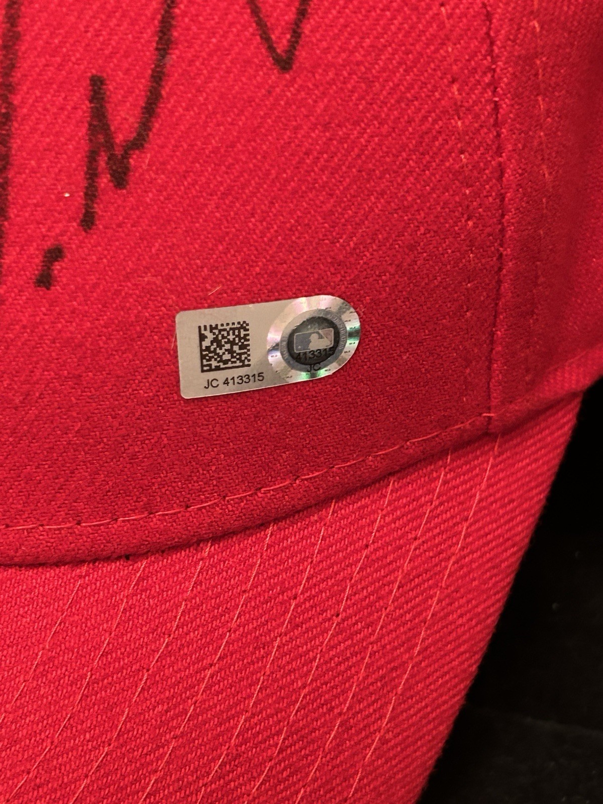 Michael Saunders Autographed Signed Phillies Hat Cap MLB Hologram COA