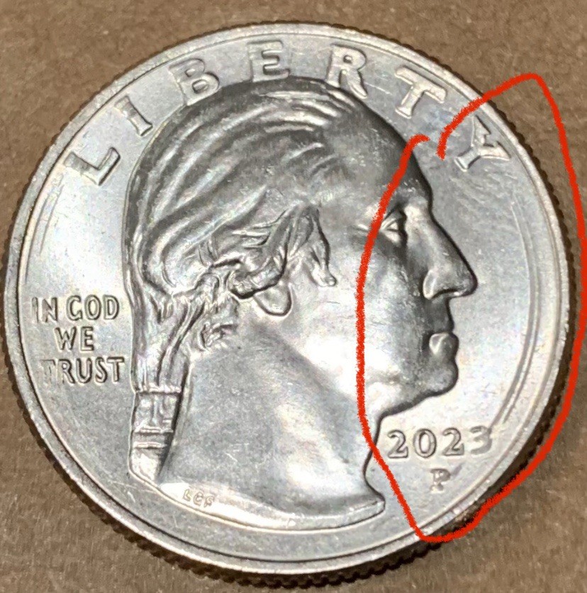 2023 P Edith Kanaka’ole $0.25 Quarter Striking Error. Extremely Rare