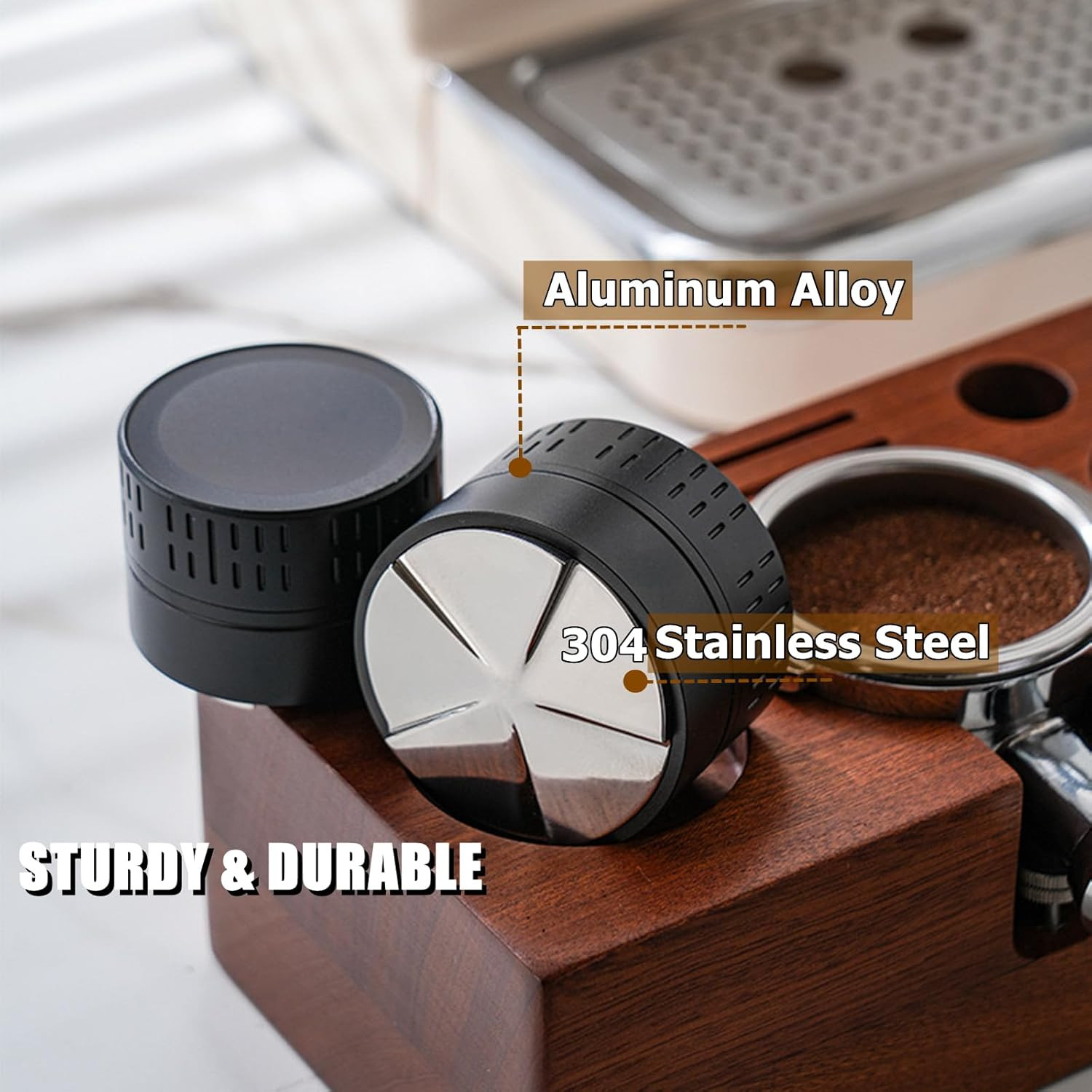 Coffee Distributor 51Mm, Espresso Distribution Tool, Gravity Adaptive Distributo
