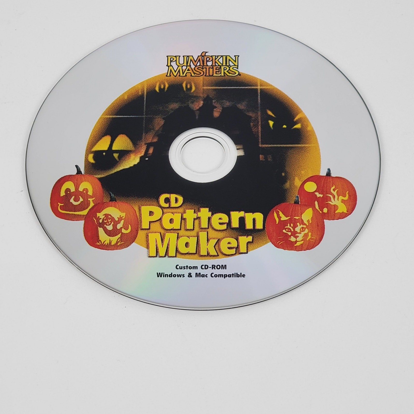 Pumpkin Masters CD Pattern Maker Windows Mac 2003 Halloween Carving SoftwareDisc