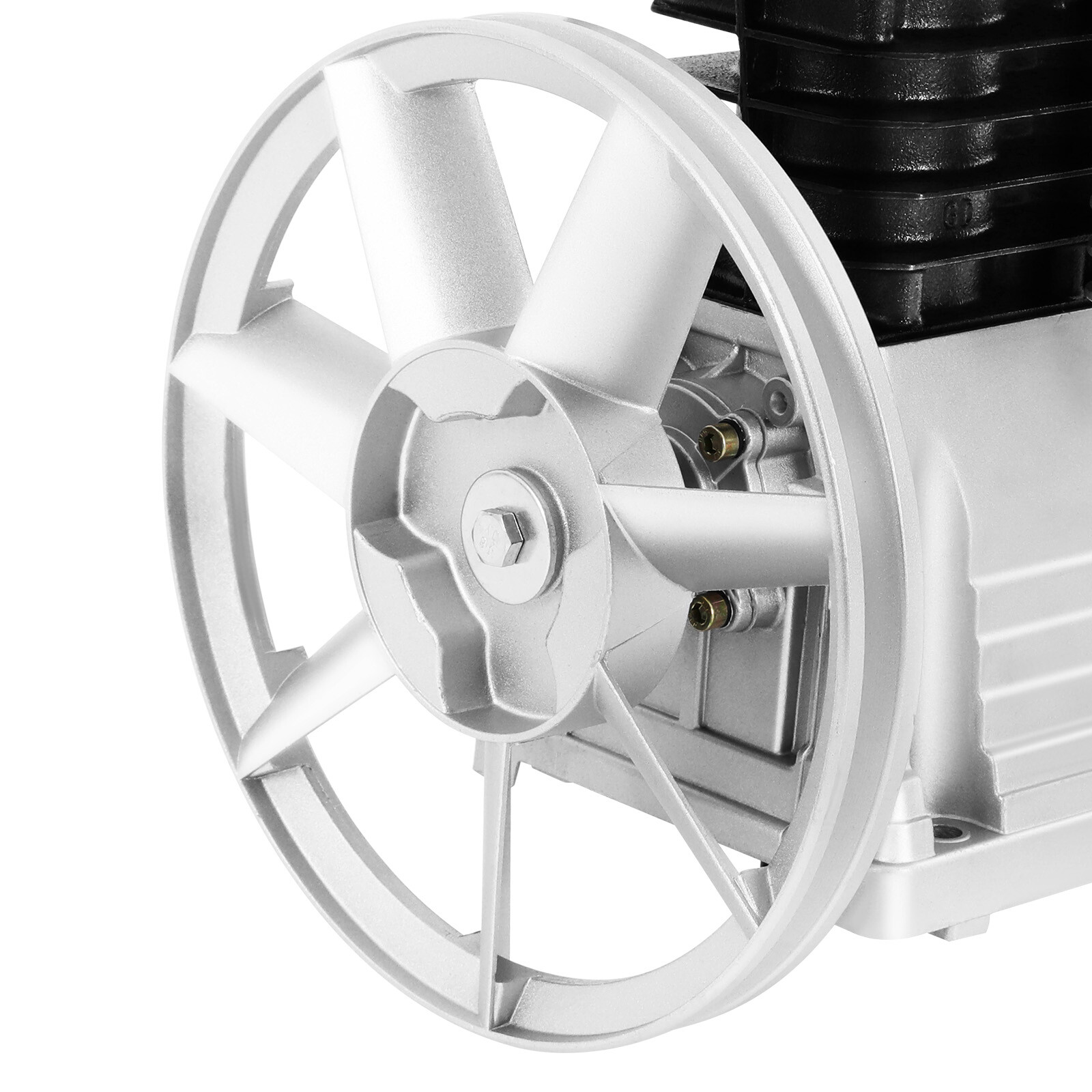 Piston 3HP 250L/min Single Stage Twin Cylinder Air Compressor Pump Head