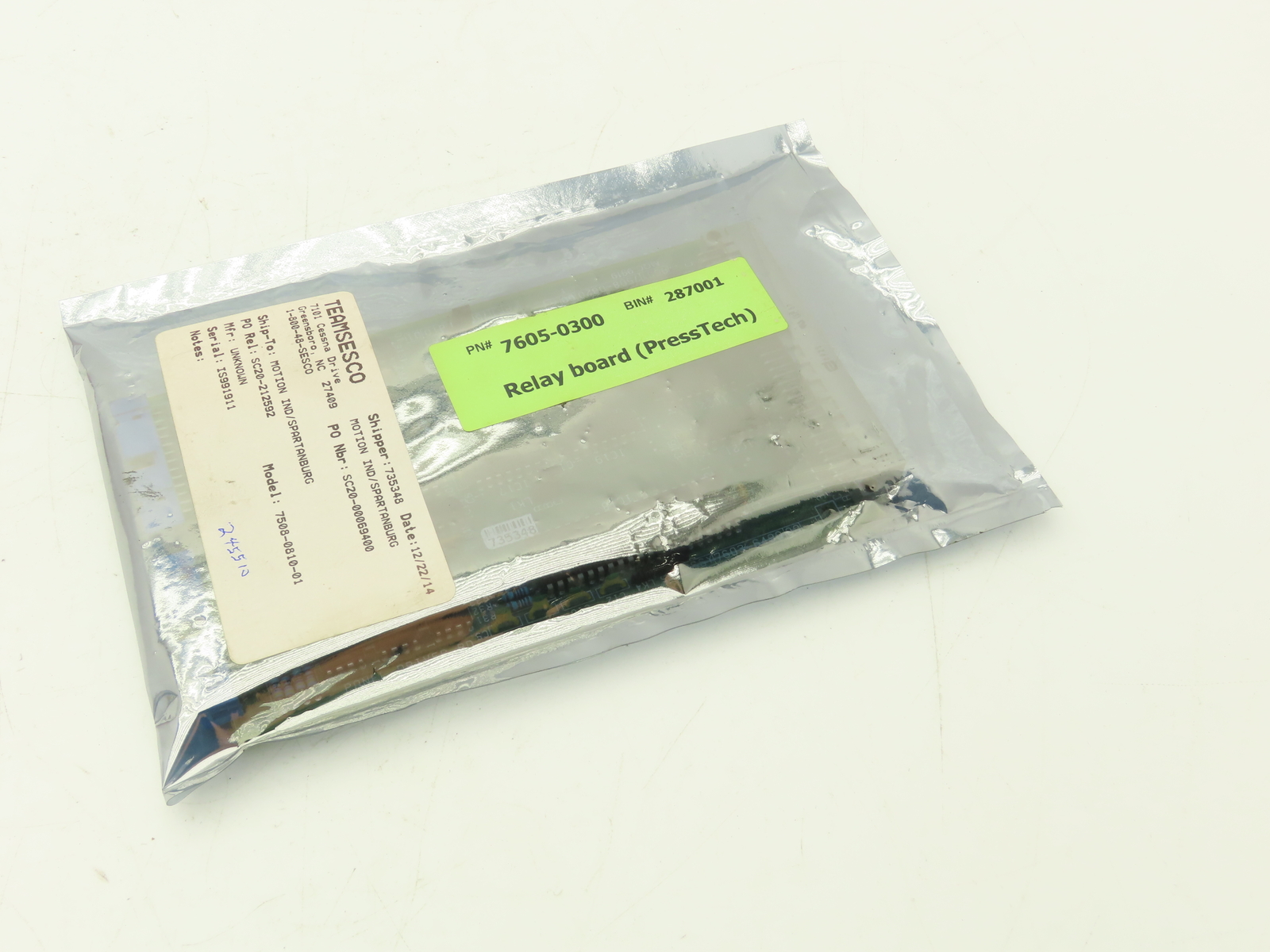 PressTech 7508-0820 7508-0810 Panel Driver Circuit Board