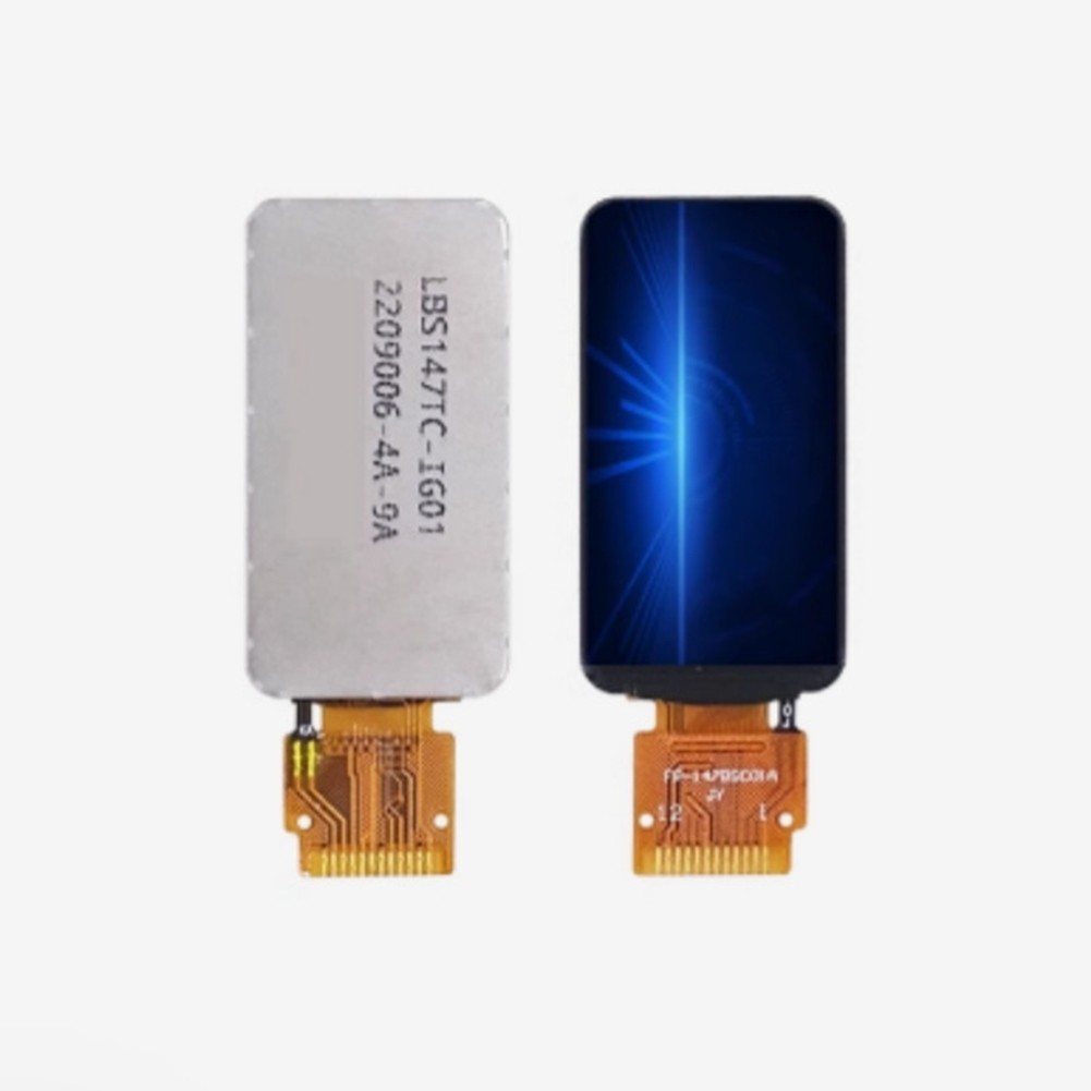 LCD Module 1.47 Inch 12PIN UART Interface 2-5.5V 8A LCD Screen Welding BOE U2M5